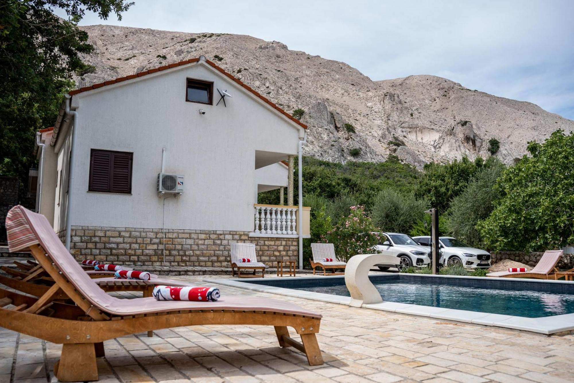Villa Pag Dubrava Relax With Pool Bosana Екстериор снимка