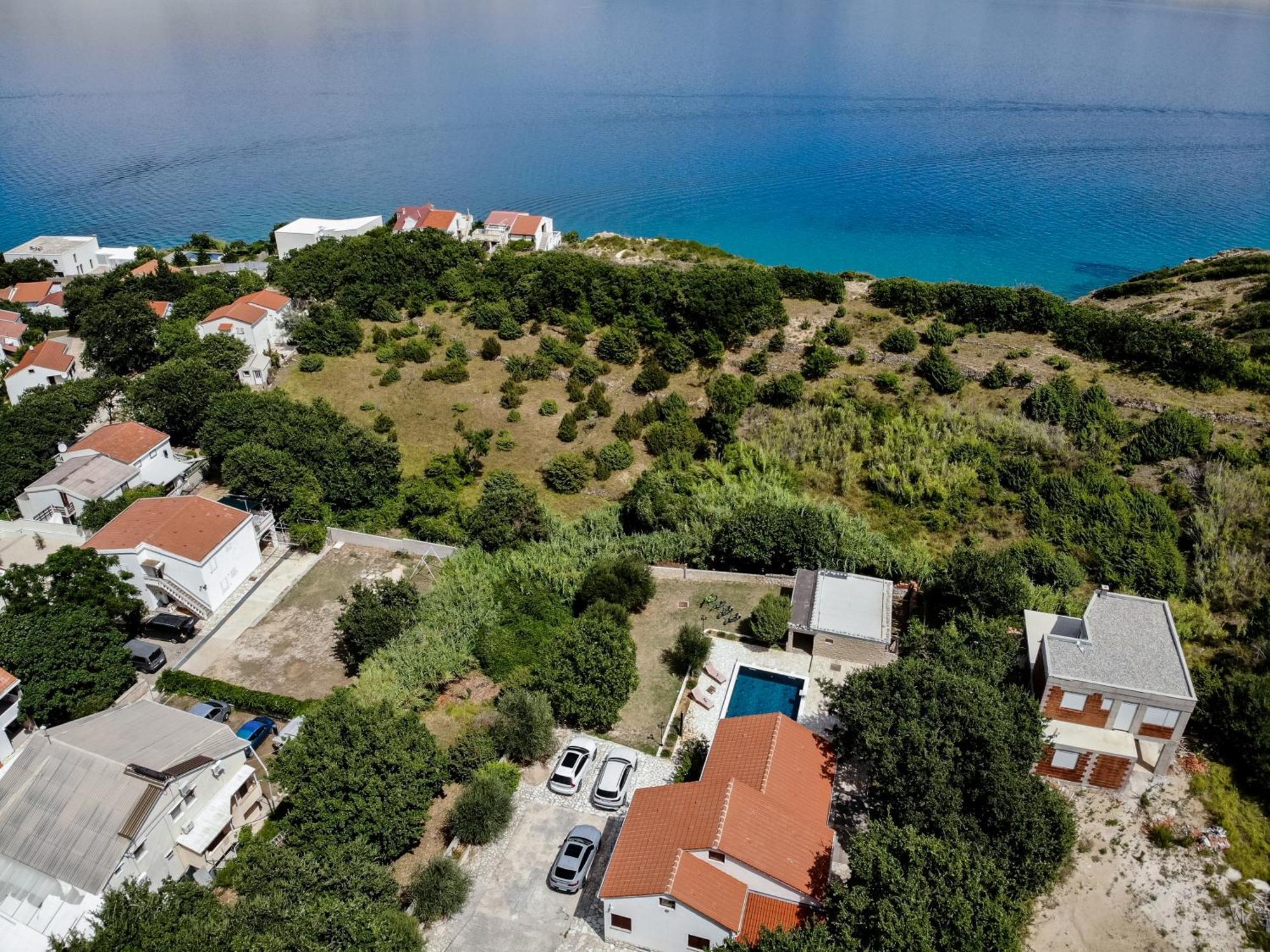 Villa Pag Dubrava Relax With Pool Bosana Екстериор снимка