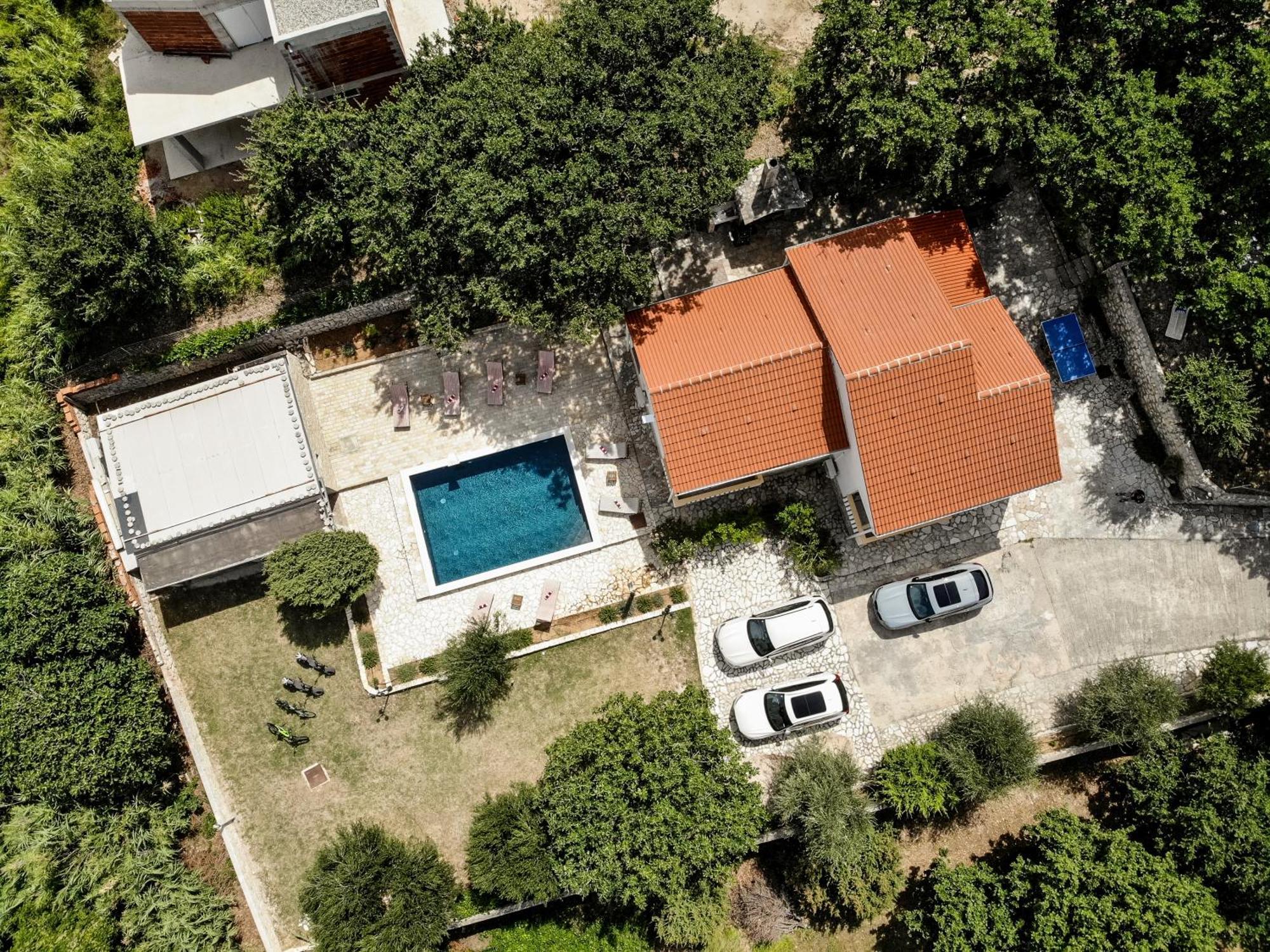 Villa Pag Dubrava Relax With Pool Bosana Екстериор снимка