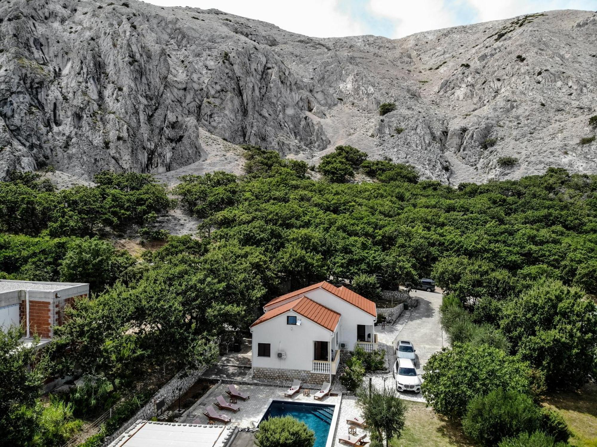 Villa Pag Dubrava Relax With Pool Bosana Екстериор снимка