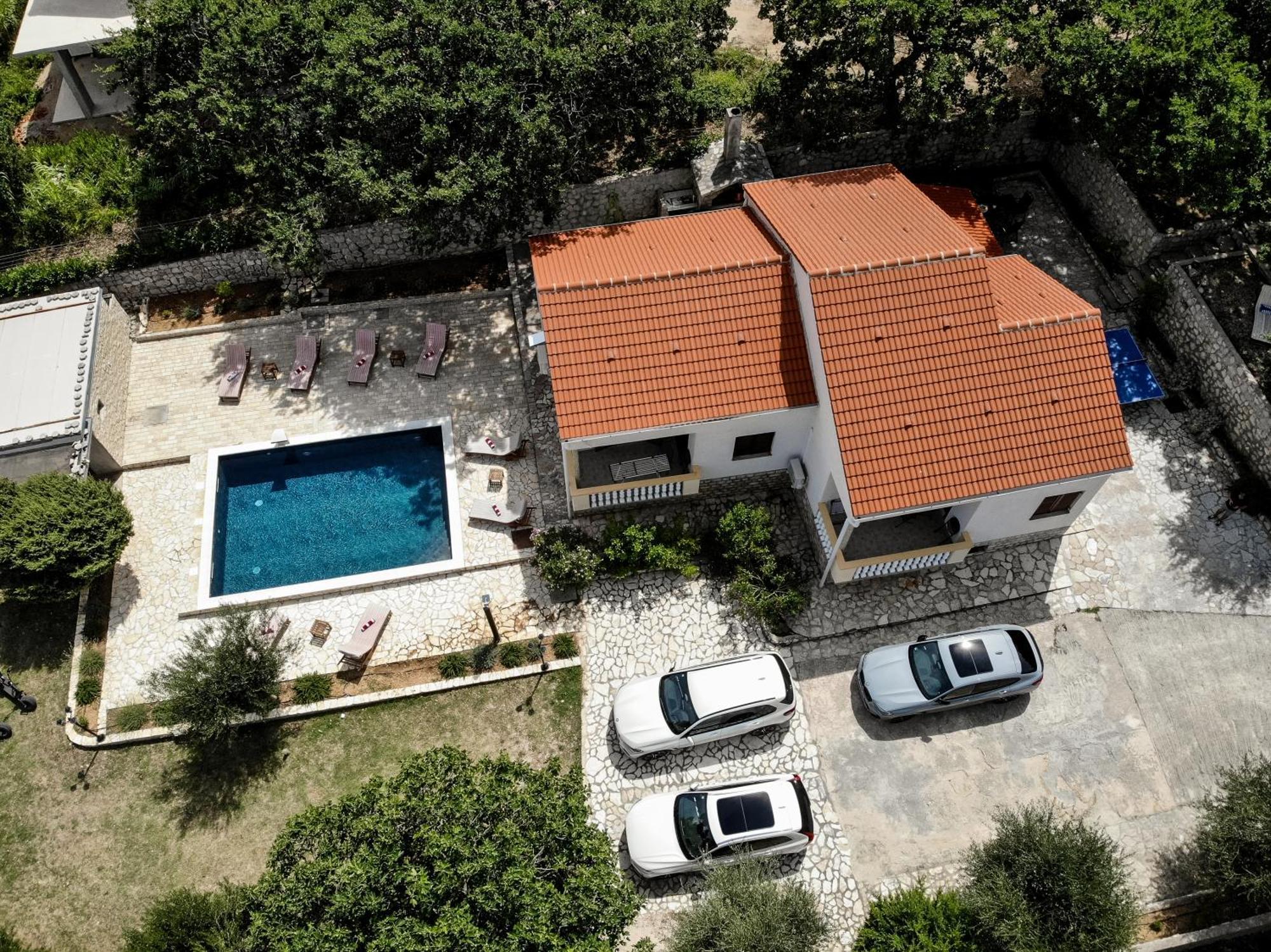 Villa Pag Dubrava Relax With Pool Bosana Екстериор снимка