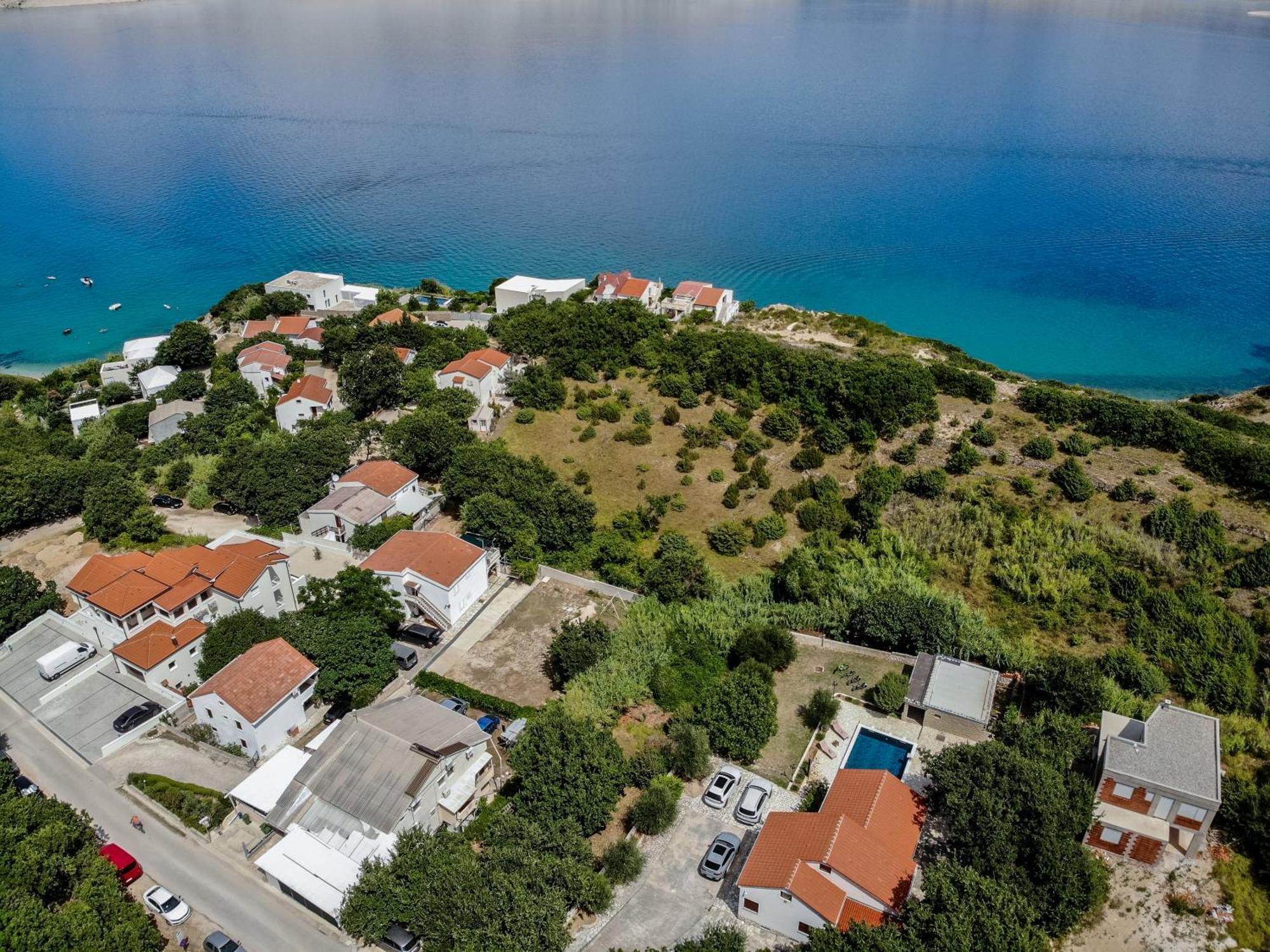 Villa Pag Dubrava Relax With Pool Bosana Екстериор снимка